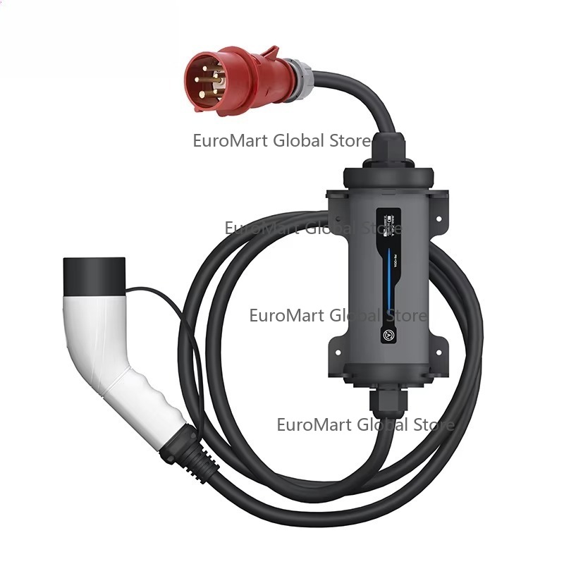 Type 2 naar Rode CEE Stekker E - Type 2 Portable Ev Charger 11Kw Cee recensie en prijs
